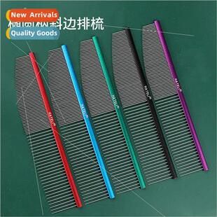 Pet grooming row comb comb teddy knot comb stainless steel n