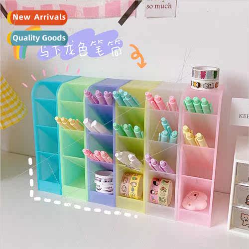 Korea ins teenage girl heart desktop organizer simple versat
