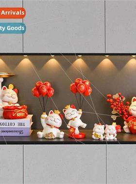 Fortune cat key storage entryway ornaments home decorations