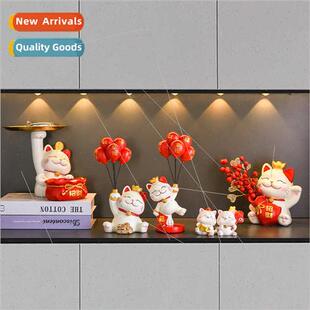 Fortune cat key storage entryway ornaments home decorations