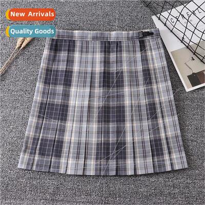 Japan College Green & Wild Grid Skirt JK Unim Skirt Plea