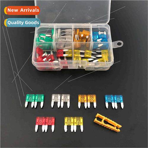 60PCS Boxed Small Car Insert Fuse Zinc Plate适用Electric Veh