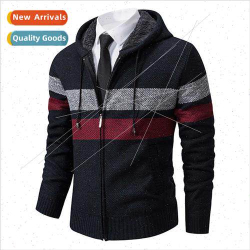 2023 fall winter men jacket hooded padded thickened knwear f