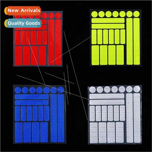 Mountain bike frame adhesive backed honeycomb grid reflectiv