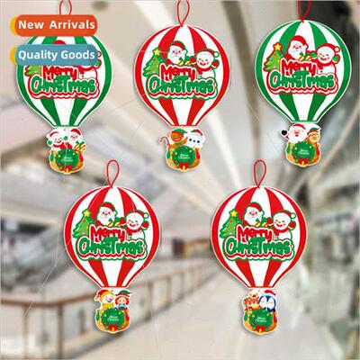 New Christmas paper pendant shopping malls supermarkets scen
