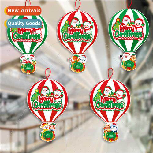 New Christmas paper pendant shopping malls supermarkets scen