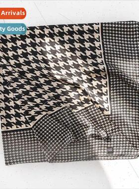 Vintage kilobird check large square scarf fall versatile pro