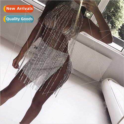 Europe summer jewelry popular nightclub body chain super fla