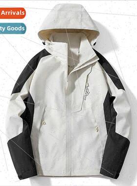 Outdoor tide rushing jacket women men spring fall single lay