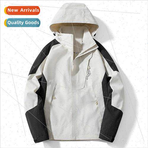 Outdoor tide rushing jacket women men spring fall single lay