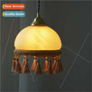 chandelier tassel copper restaurant Western French antique