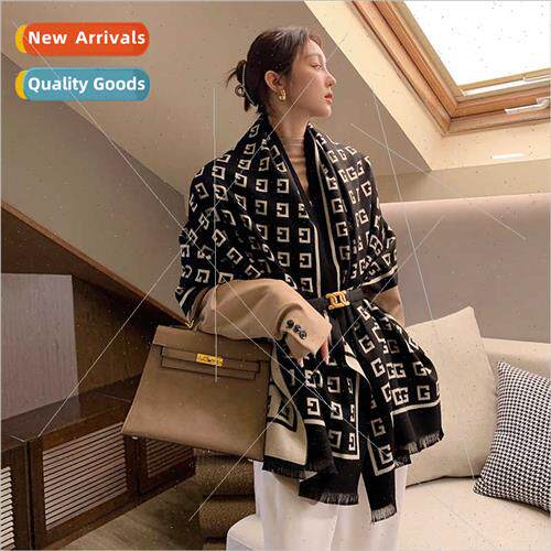 New fall winter letters in long imation cashmere scarf Korea
