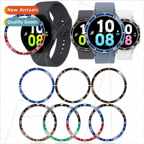 适用 samsung watch6 classic bezel scale ring metal two-color