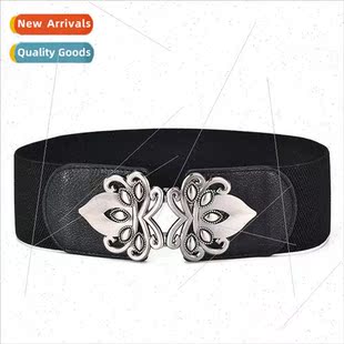 wide belt skirt cover bel fashion ladies simple Waist mixed