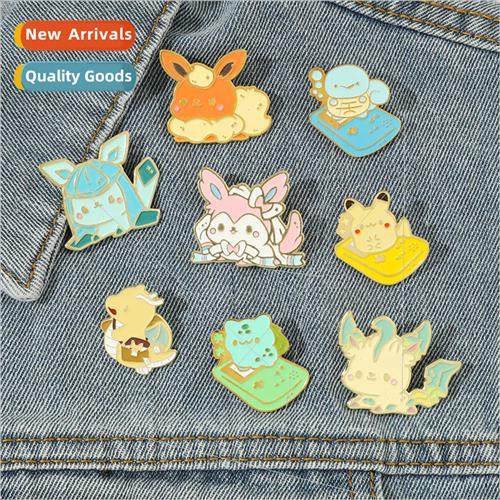 Pokemon Brooch Pokémon Pikachu Cute Badge Cartoon Premium c