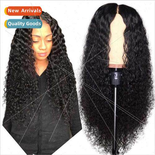 Chemical Fiber Front Lace Wigs African Wigs Medium Long Curl
