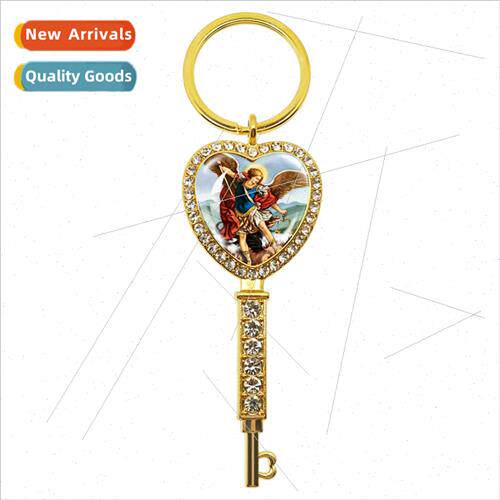 Archangel St Michael Holy Shield Angel Protection Heart Pend