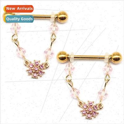 Europe flower nipple ring beads nipple ring breast stud nipp