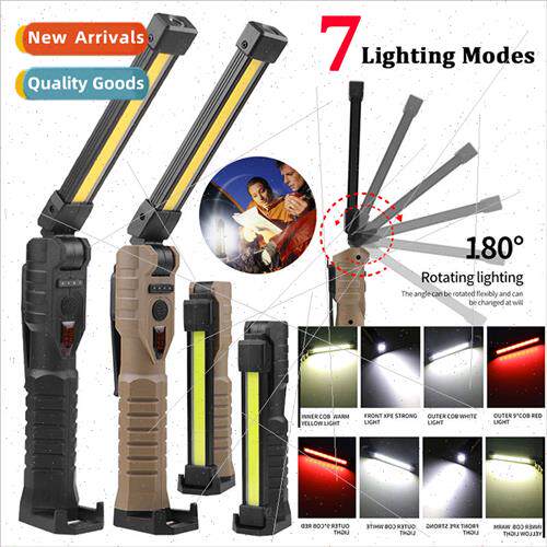 New double-sided COB folding work light Type-C charging mult