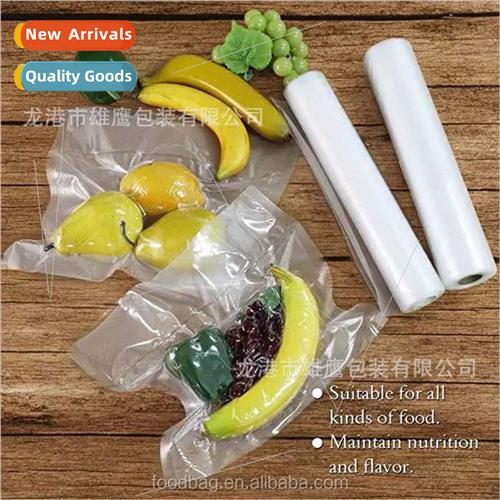 Food Seal Fresh Plastic Bag Pumping Embossed Mesh Home Comme
