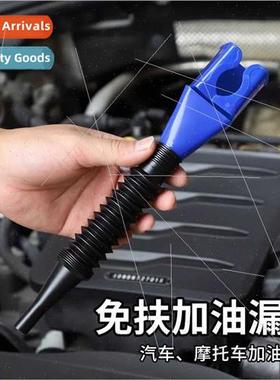 Pouring oil whout holding convenient gas funnel square thick