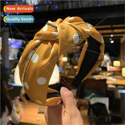 Korea sweet headdress simple wide side super fairy hair bund