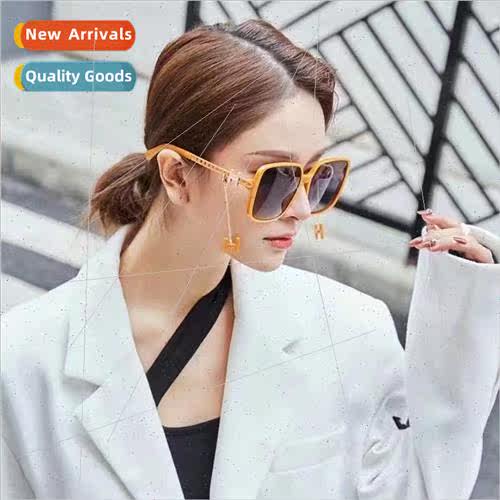 New H family nd large frame Europe fashion sunglasses women
