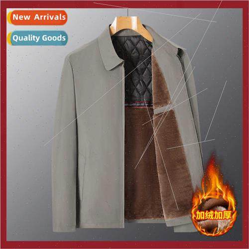 Jacket men business 2023 new coat in elderly simple leisure图片