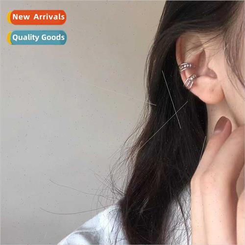 Exquise small diamond three layer ear bone clip female simpl