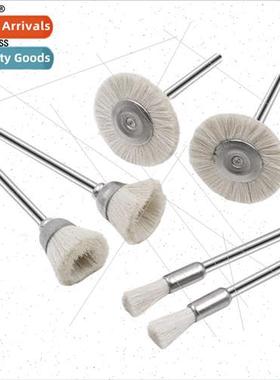 Wool Brush Brush Bowl T-shape 3mm wh handle whe bristle grin