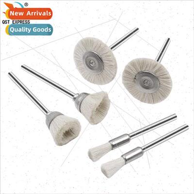 Wool Brush Brush Bowl T-shape 3mm wh handle whe bristle grin