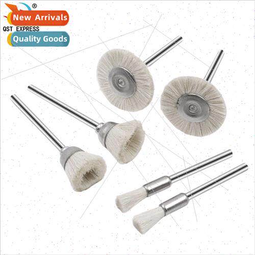 Wool Brush Brush Bowl T-shape 3mm wh handle whe bristle grin