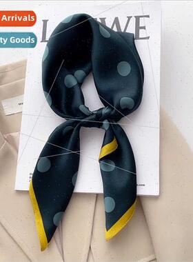 2021 new Europe Uned States leopard mulberry silk small silk