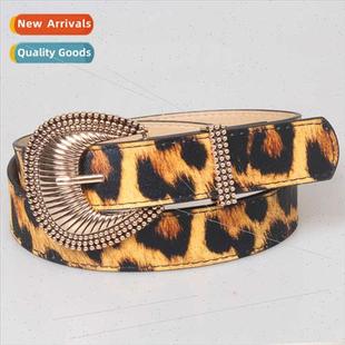 wide belt female Fashion hundred buckle decorative carved