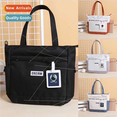 2024 new canvas handbag crossbody bag men women  student tui