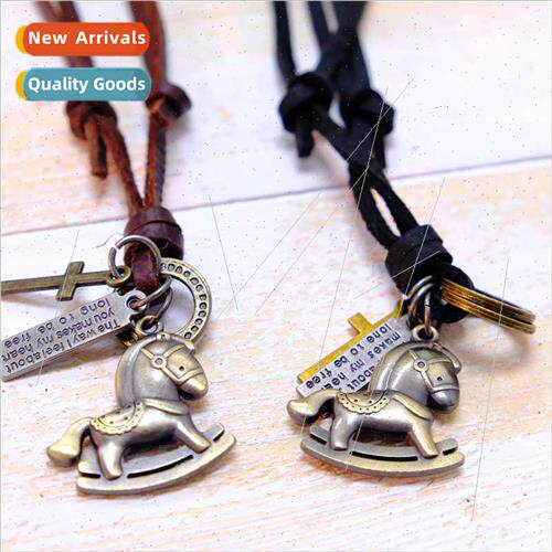 Cartoon horse 12 zodiac cute sweater chain creative fashion