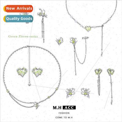 Handmade wire-wound love earrings female sweet cool spicy gi