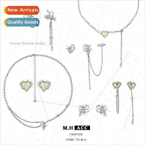 Handmade wire-wound love earrings female sweet cool spicy gi