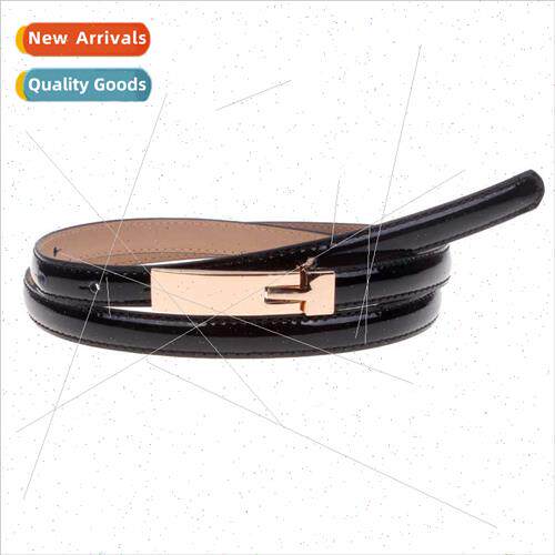 Spring Summer Korean fashion mirror patent leather ladies le