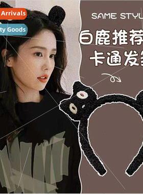 original black cat versatile cute girls cute swim play hairp