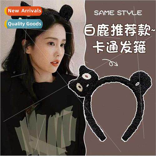 original black cat versatile cute girls cute swim play hairp