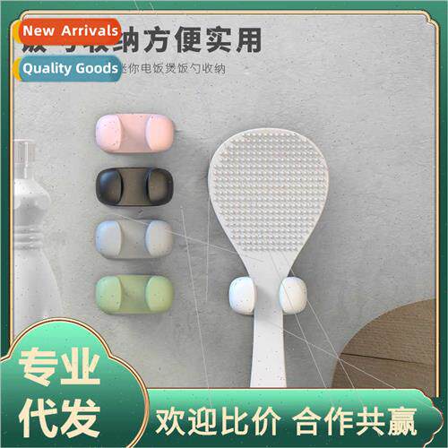 Sticky rice spoon organizer kchen wall hanging -marking no-h