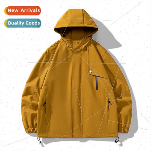 2023 spring hooded jacket jacket men spring fall  tide ins t