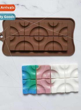 licone circle tray Chocolate mold DIY cake ice cookie pastry