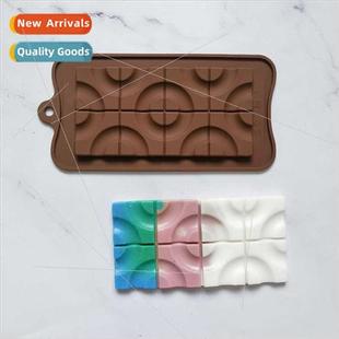 licone circle tray Chocolate mold DIY cake ice cookie pastry