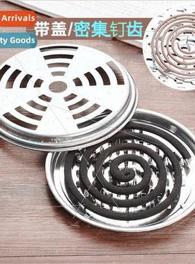 Stainless steel mosquo coil box portable mosquo repellent ou