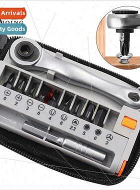 Portable Wrecker Ratchet Wrench Set 12pcs Ratchet Screwdrive