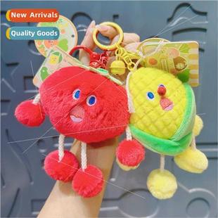 Creative screaming pumpkin keychain doll plush toys couple s