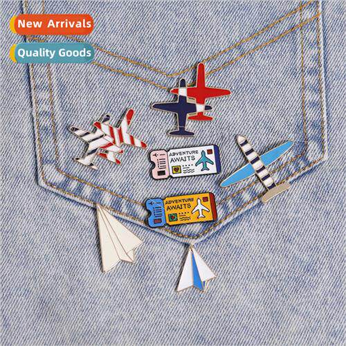 Fashion Korean accessories Striped small aircraft oil drop b