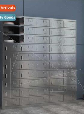 Stainless steel plate cabinet multi-door storage cabinet sta